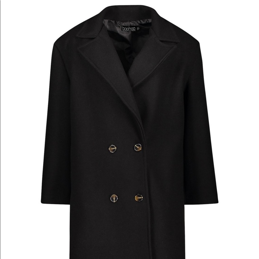 Boohoo oversized coat